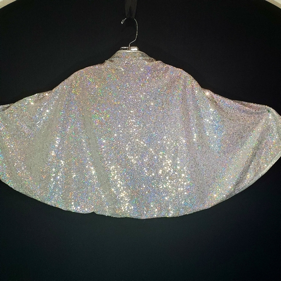 Great Pretenders Reversible Cape Halloween Costume Dress Up Sz 4-6Y Pink Sequin - Picture 6 of 12